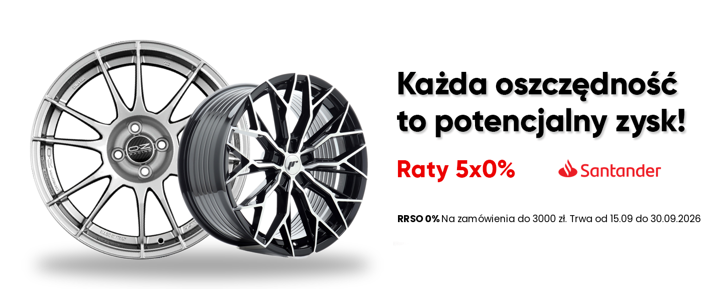 Santander - raty 5x0%